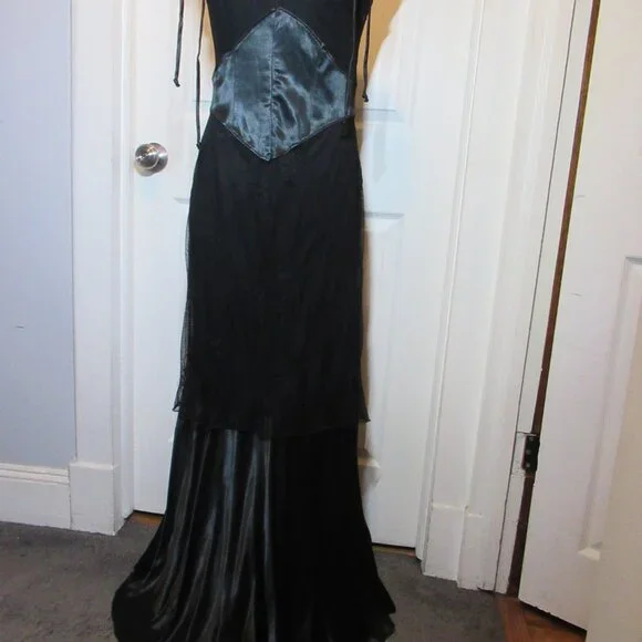 maxi black denim dress Just Jill Maxi Dress